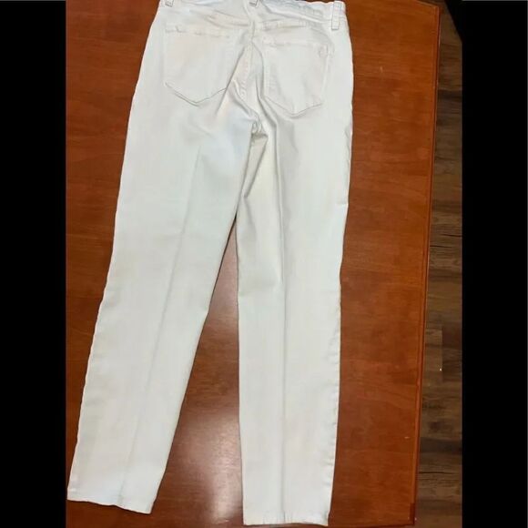 EUC William Rast Button Up HI Rise White Ankle Jeans # SS#12 - Picture 3 of 6